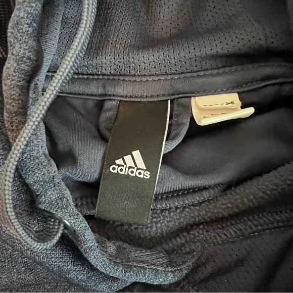 Adidas Athletic Hooded Sweatshirt Large - Picture 4 of 6